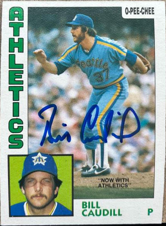 Bill Caudill Autographed 1984 O-Pee-Chee #299