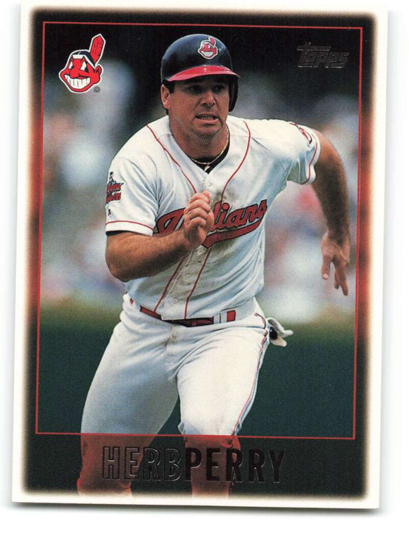 1997 Topps #141 Herb Perry VG  Cleveland Indians 