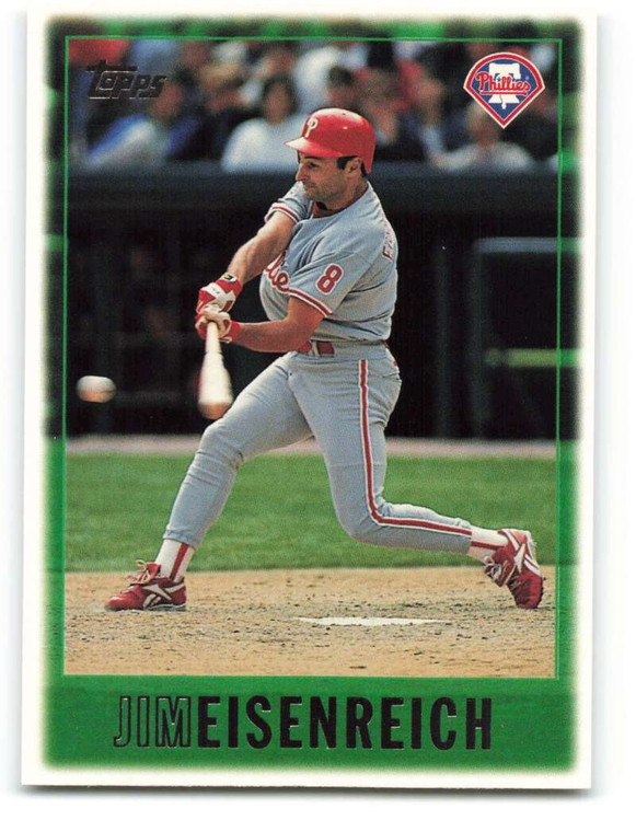 1997 Topps #161 Jim Eisenreich VG  Philadelphia Phillies 