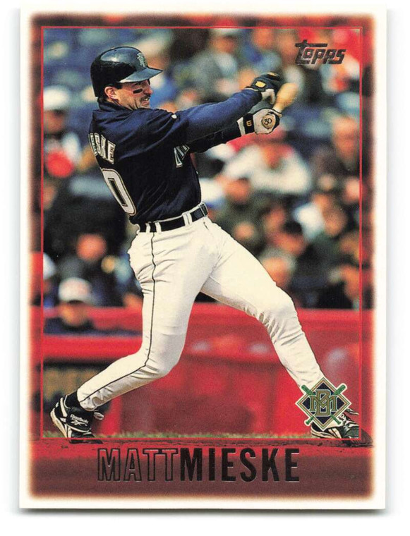 1997 Topps #168 Matt Mieske VG  Milwaukee Brewers 