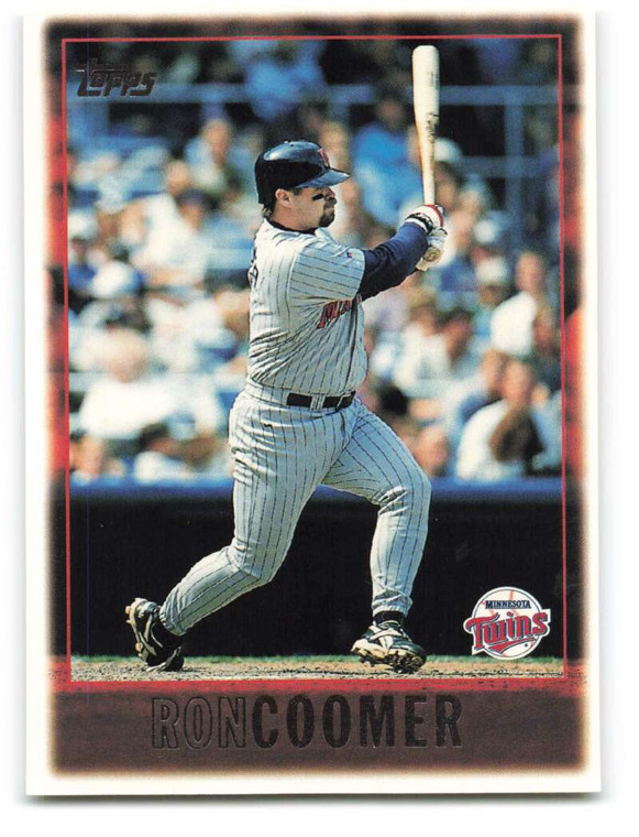 1997 Topps #186 Ron Coomer VG  Minnesota Twins 