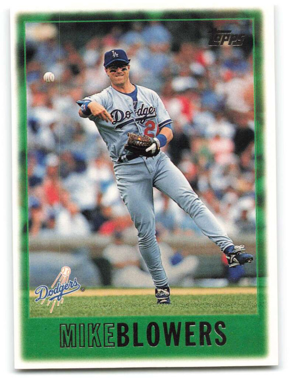 1997 Topps #192 Mike Blowers VG  Los Angeles Dodgers 