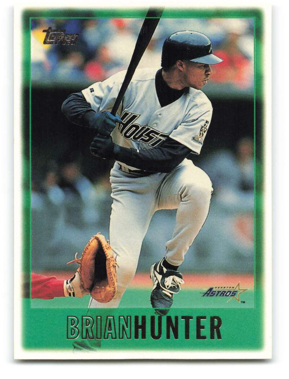 1997 Topps #208 Brian Hunter VG  Houston Astros 