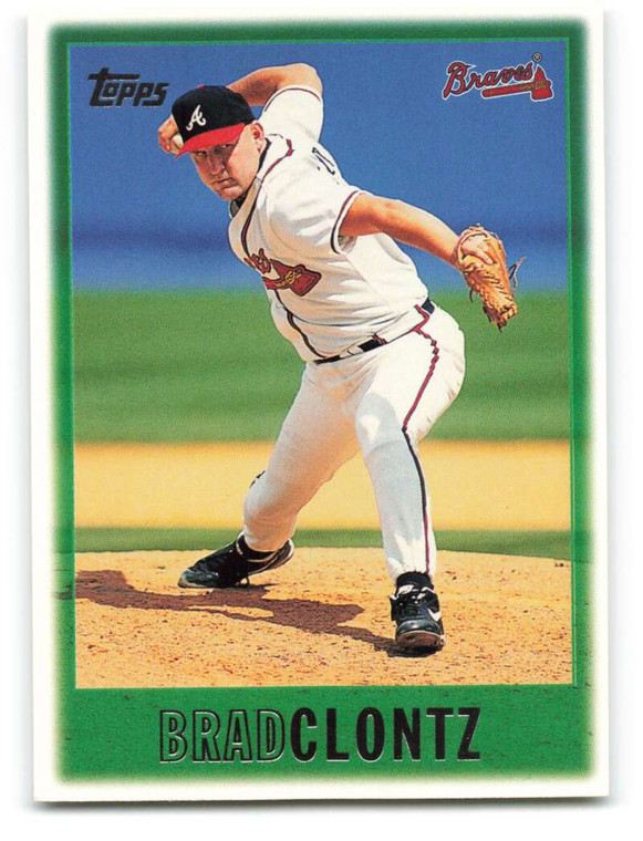 1997 Topps #224 Brad Clontz VG  Atlanta Braves 