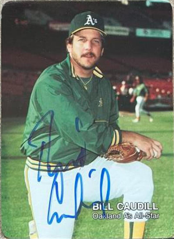 Bill Caudill Autographed 1985 A's Mother's Cookies #24