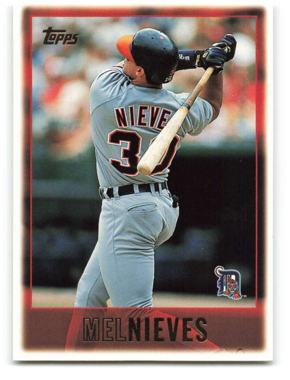 1997 Topps #304 Melvin Nieves VG  Detroit Tigers 