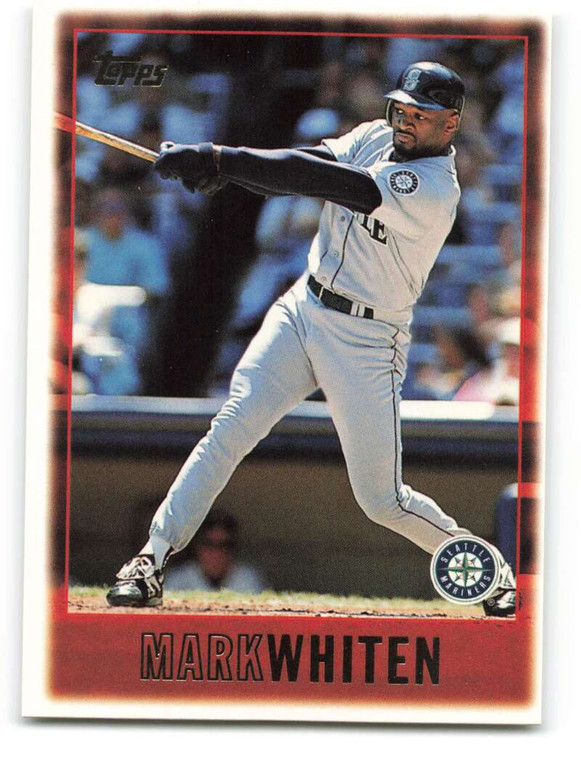 1997 Topps #322 Mark Whiten VG  Seattle Mariners 