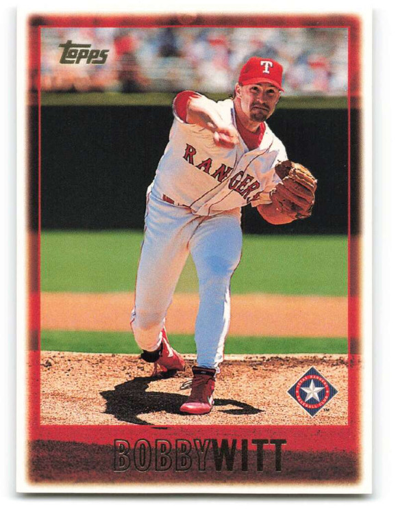 1997 Topps #332 Bobby Witt VG  Texas Rangers 