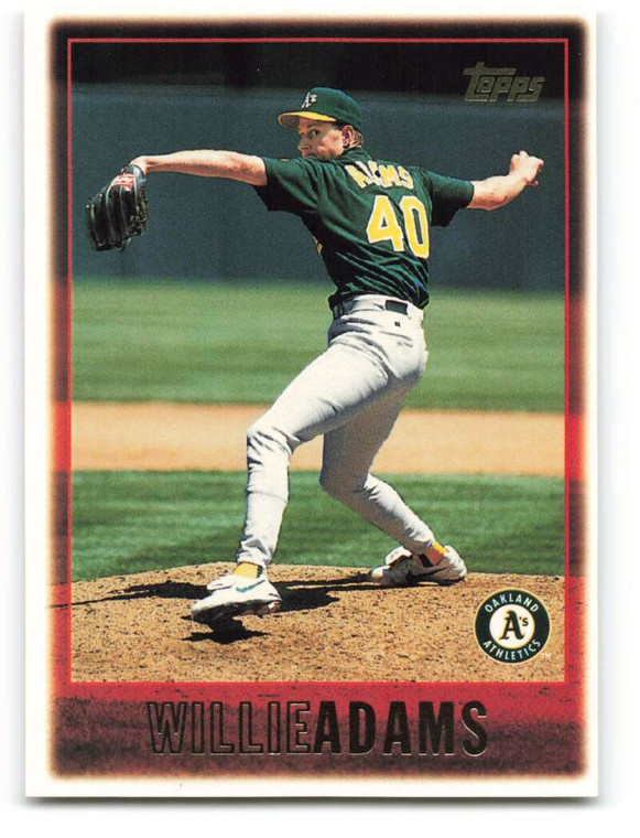 1997 Topps #337 Willie Adams VG  Oakland Athletics 