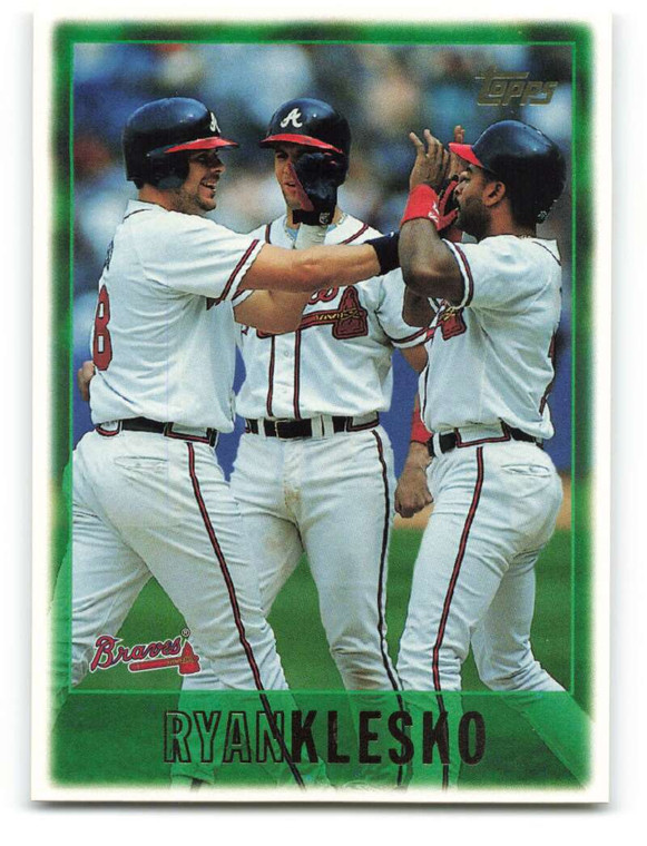 1997 Topps #390 Ryan Klesko VG  Atlanta Braves 
