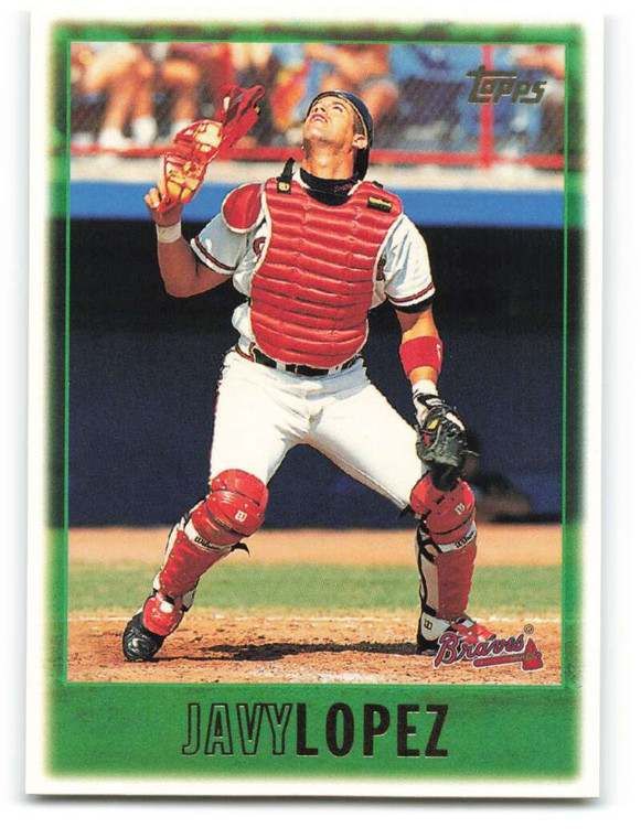 1997 Topps #395 Javy Lopez VG  Atlanta Braves 