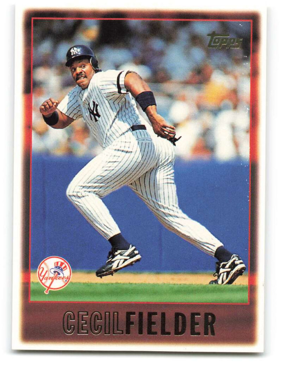 1997 Topps #411 Cecil Fielder VG  New York Yankees 