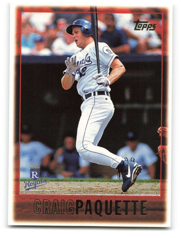 1997 Topps #417 Craig Paquette VG  Kansas City Royals 