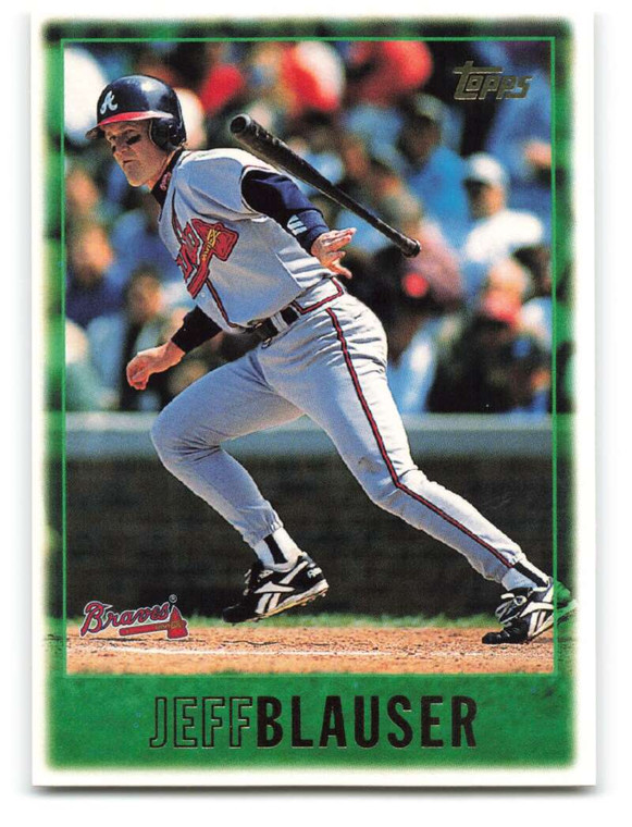 1997 Topps #419 Jeff Blauser VG  Atlanta Braves 