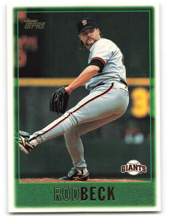 1997 Topps #429 Rod Beck VG  San Francisco Giants 