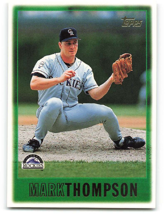 1997 Topps #441 Mark Thompson VG  Colorado Rockies 