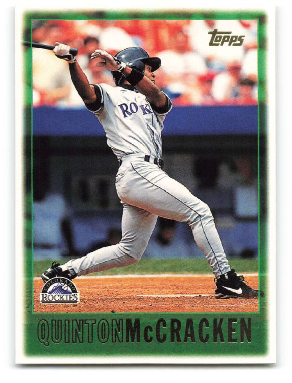 1997 Topps #443 Quinton McCracken VG  Colorado Rockies 