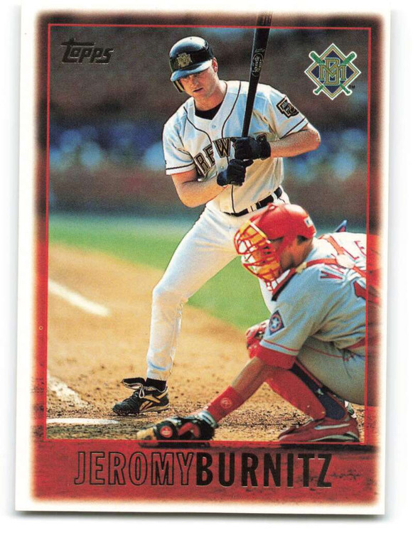 1997 Topps #475 Jeromy Burnitz VG  Milwaukee Brewers 