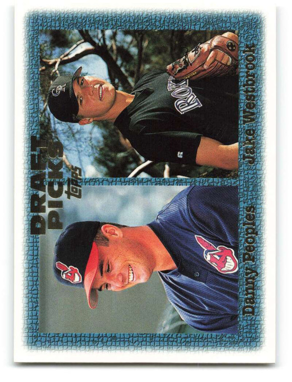 1997 Topps #478 Danny Peoples/Jake Westbrook VG  RC Rookie Cleveland Indians/Colorado Rockies 