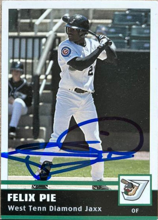 Felix Pie Autographed 2005 Grandstand Southern League Top Prospects #NNO 