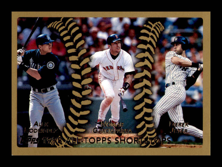 1999 Topps #452 Alex Rodriguez/Nomar Garciaparra/Derek Jeter VG Seattle Mariners/Boston Red Sox/New York Yankees 