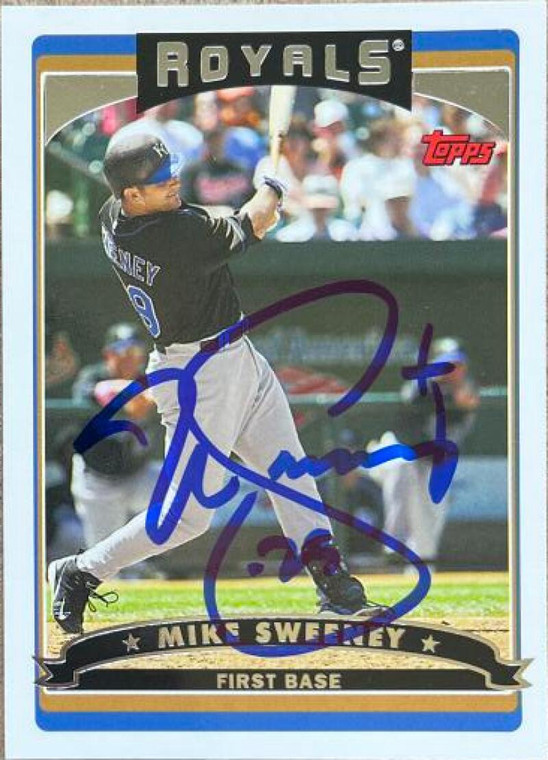 Mike Sweeney Autographed 2006 Topps #195