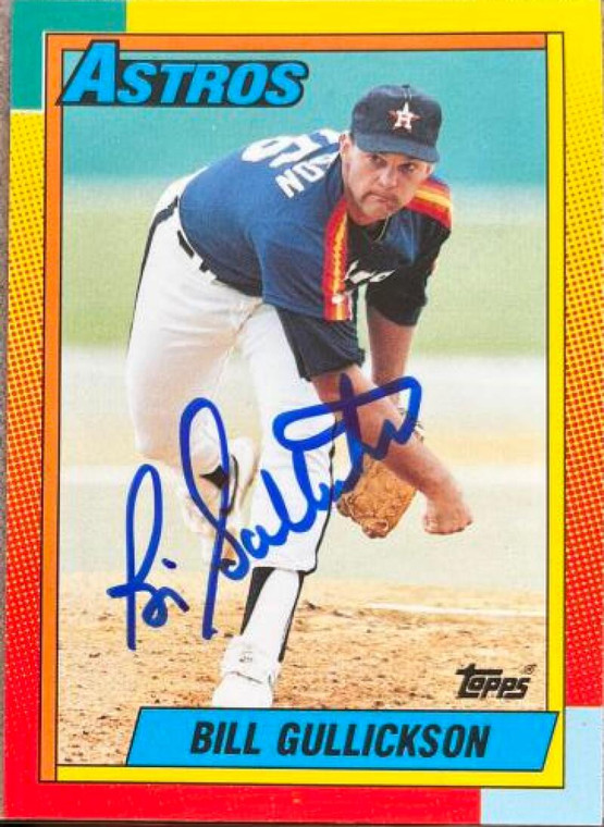 Bill Gullickson Autographed 1990 Topps Traded #34T