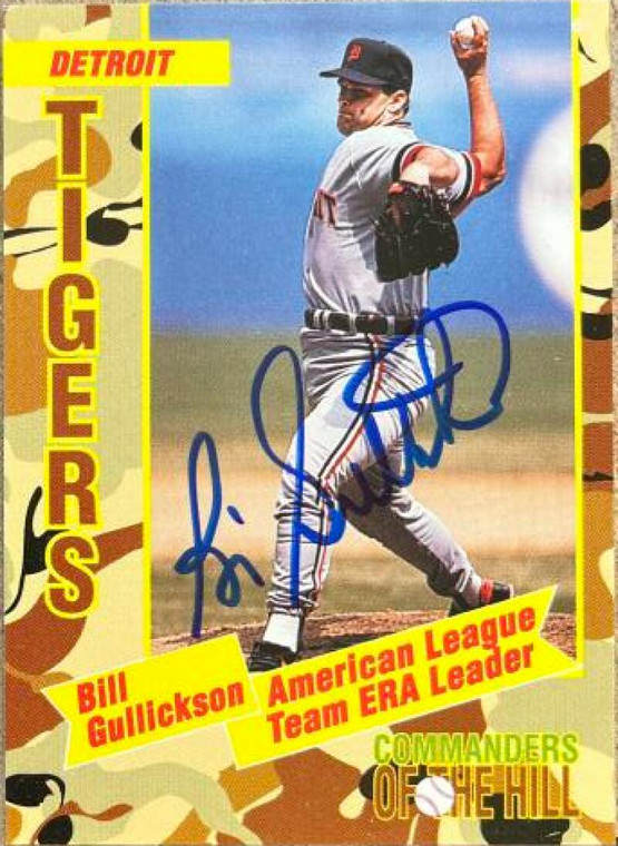 Bill Gullickson Autographed 1993 Topps/Coca Cola Commanders of the Hill #7