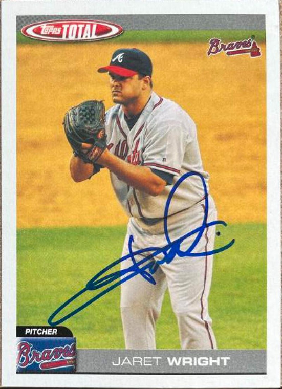 Jaret Wright Autographed 2004 Topps Total #304