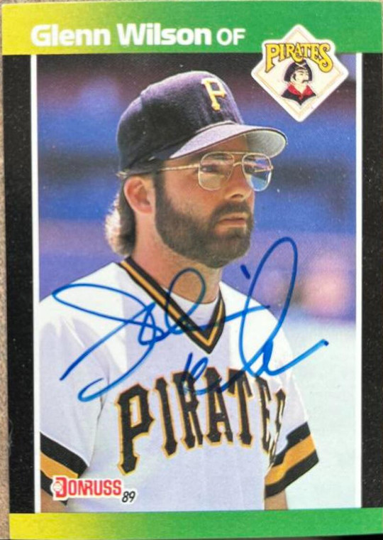 Glenn Wilson Autographed 1989 Donruss Baseball's Best #241