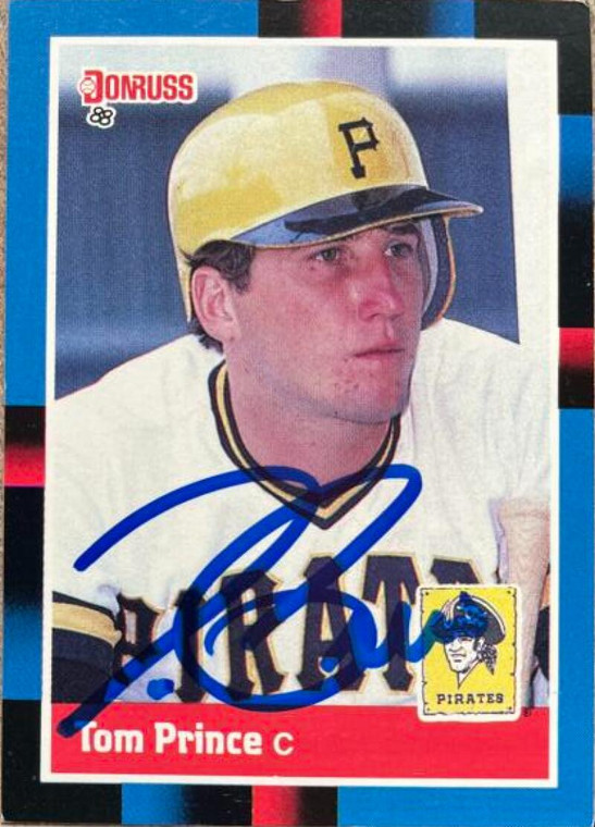 Tom Prince Autographed 1988 Donruss #538