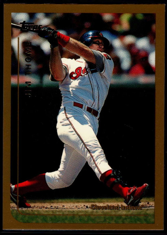 1999 Topps #380 Jim Thome VG Cleveland Indians 