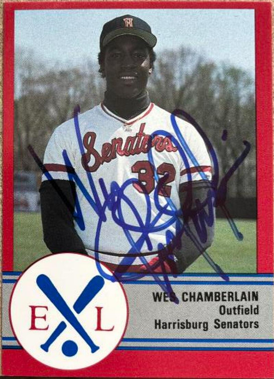 Wes Chamberlain Autographed 1989 ProCards Eastern League All-Stars #5 