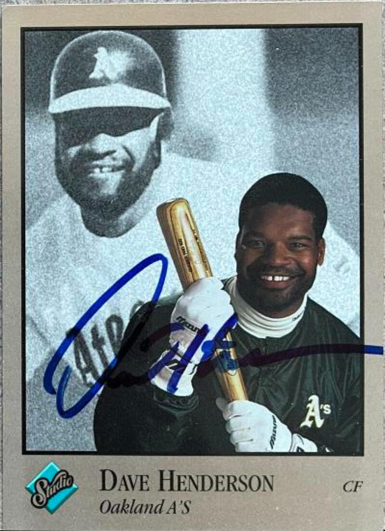 Dave Henderson Autographed 1992 Studio #224