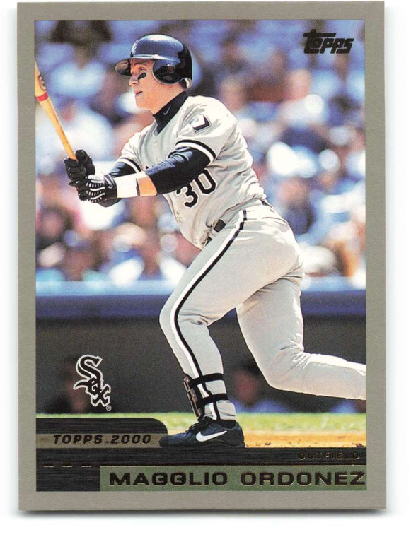 2000 Topps #13 Magglio Ordonez VG Chicago White Sox 