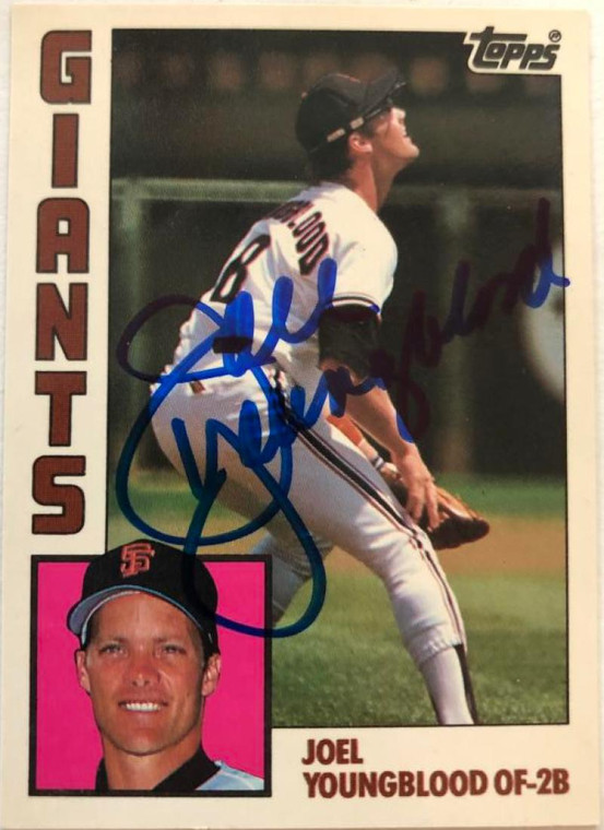 Joel Youngblood Autographed 1984 Topps Tiffany #727