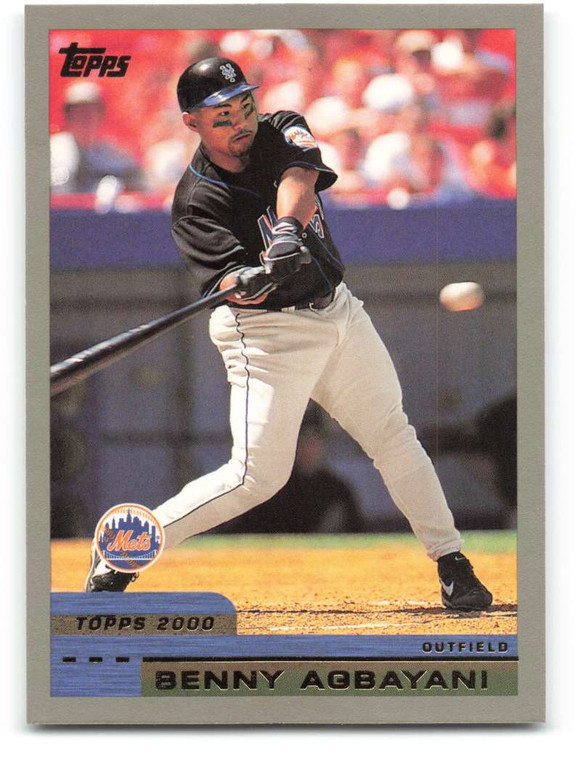 2000 Topps #52 Benny Agbayani VG New York Mets 