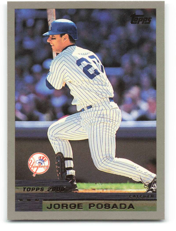 2000 Topps #56 Jorge Posada VG New York Yankees 
