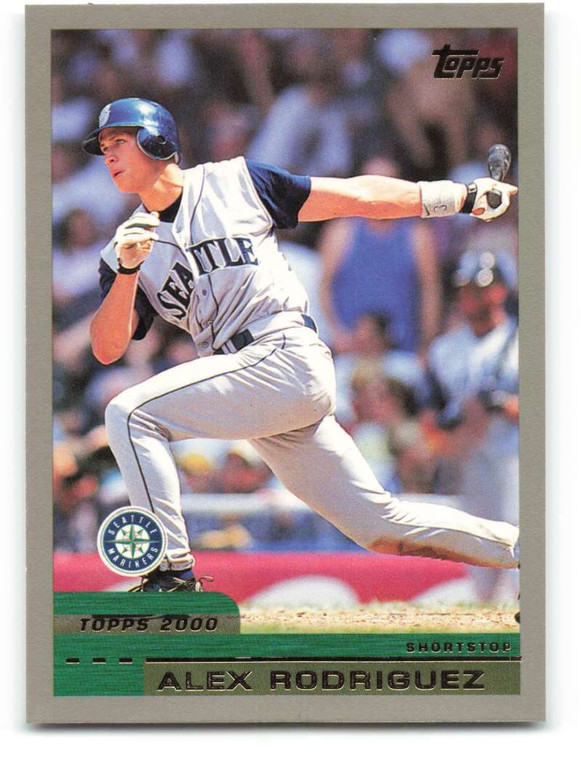 2000 Topps #100 Alex Rodriguez VG Seattle Mariners 