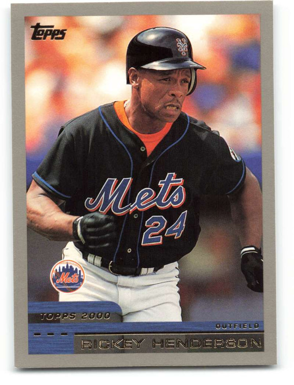 2000 Topps #104 Rickey Henderson VG New York Mets 