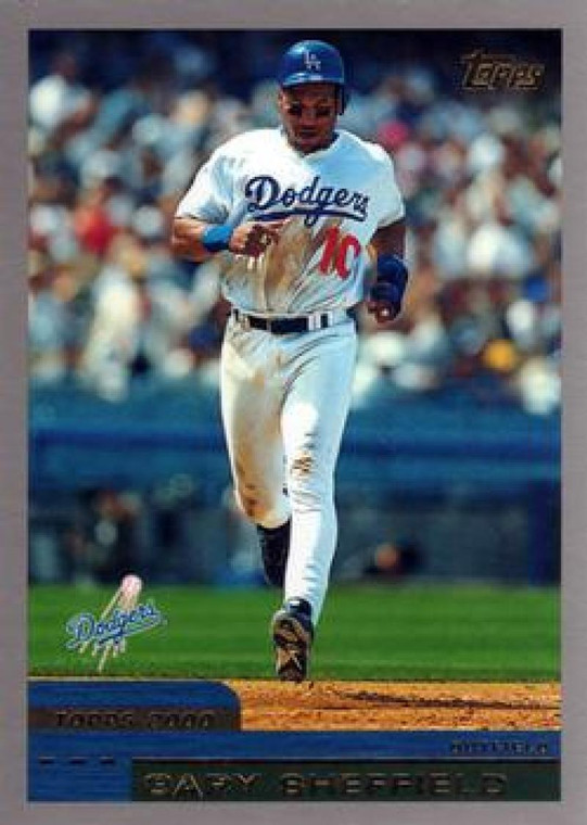 2000 Topps #105 Gary Sheffield VG Los Angeles Dodgers 