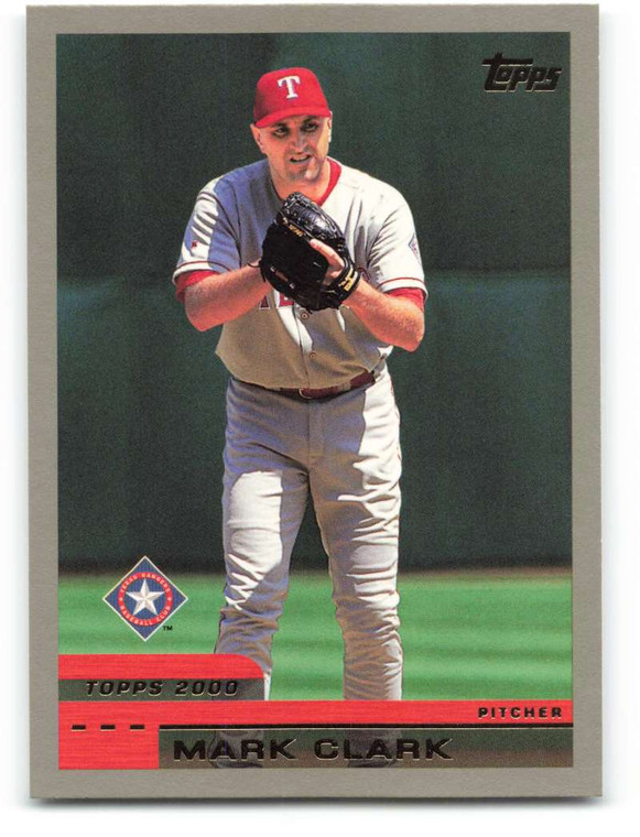 2000 Topps #112 Mark Clark VG Texas Rangers 