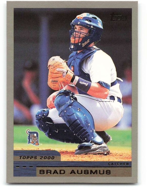 2000 Topps #136 Brad Ausmus VG Detroit Tigers 