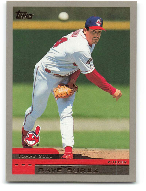 2000 Topps #182 Dave Burba VG Cleveland Indians 