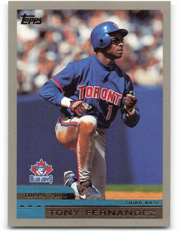 2000 Topps #198 Tony Fernandez VG Toronto Blue Jays 