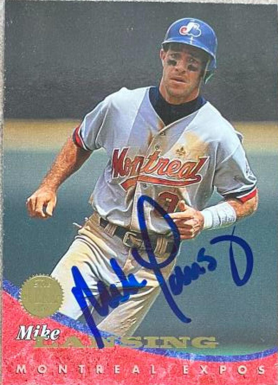 Mike Lansing Autographed 1994 Leaf #89