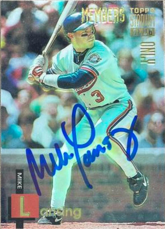 Mike Lansing Autographed 1994 Stadium Club Members Only 50 #48