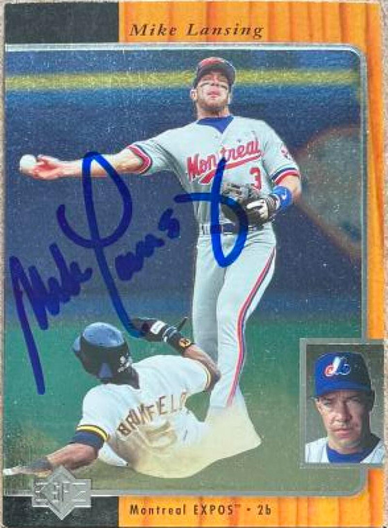 Mike Lansing Autographed 1996 SP #119