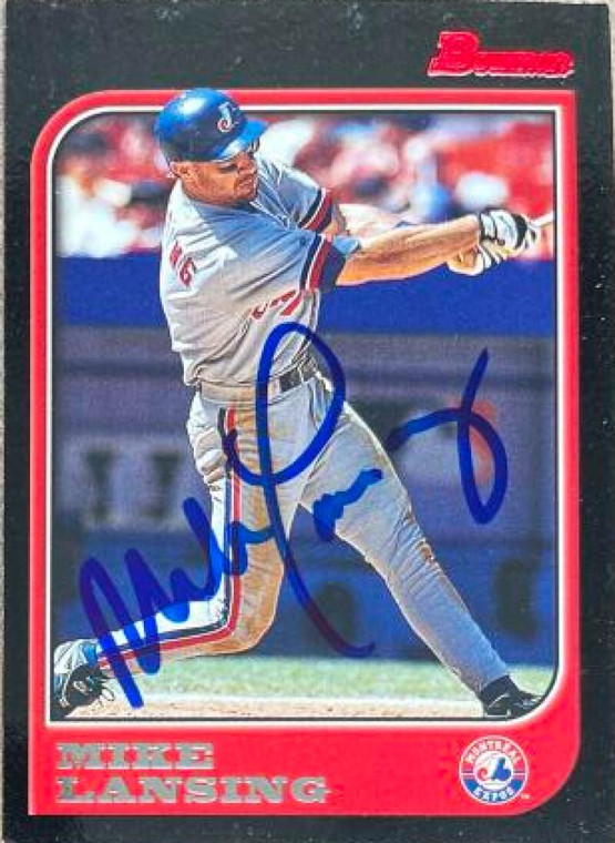 Mike Lansing Autographed 1997 Bowman #21