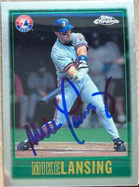 Mike Lansing Autographed 1997 Topps Chrome #31